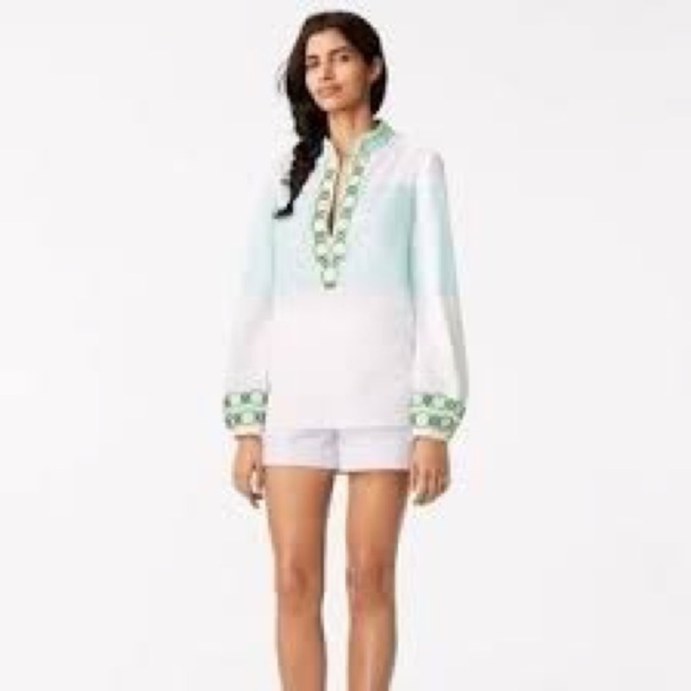 Tory Burch Embroidered Tunic - Picture 1 of 8
